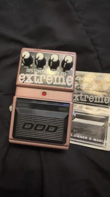 DOD Digitech GFX-70 GFX70 Distortion EXTREME Metal Guitar Effect Pedal FX70