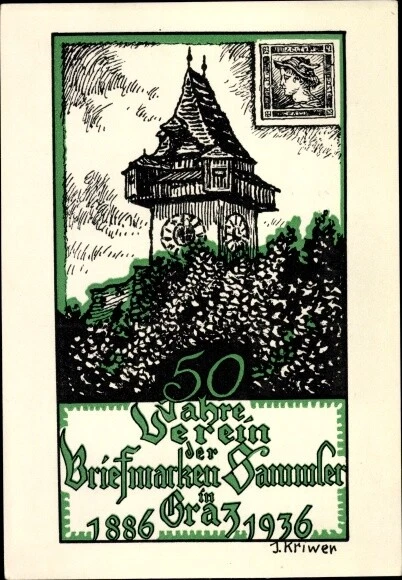Künstler Ak Graz Steiermark, 50 Jahre Verein der... - 10482634