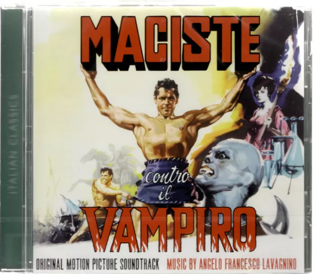 Maciste Contro Il Vampiro Top Rare New Cd (2016) Angelo Francesco Lavagnino