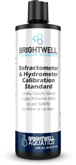 Brightwell Aquatics Réfractomètre & Aräometer Kalibrierstandard 250ml