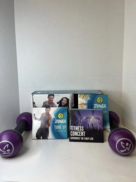 ZUMBA TONE UP Pro Sculpting System Dvds/Weights/Nutrition