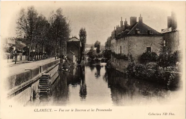 CPA CLAMECY - Vue sur le Beauvon et les Promenades (518480)