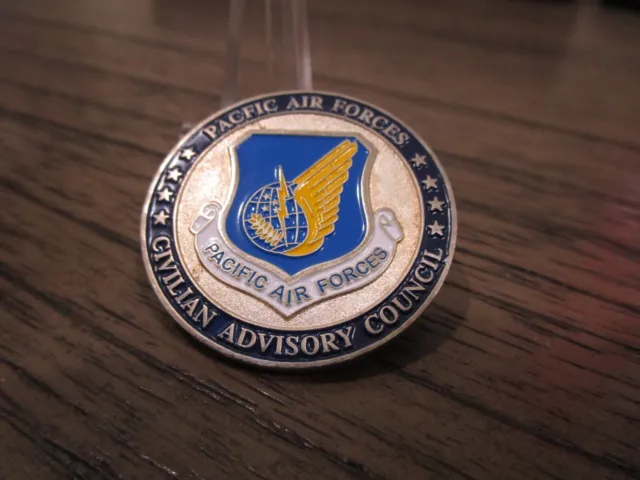 PACAF Pacific Air Forces Civilian Advisory Council AFCAC Challenge Coin #175U
