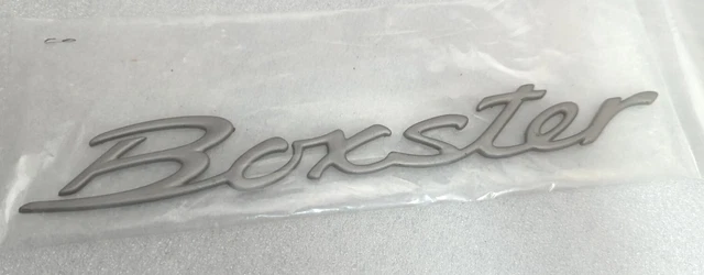Genuine Porsche Boxster Rear Emblem for Trunk Lid OEM 986559237019A4