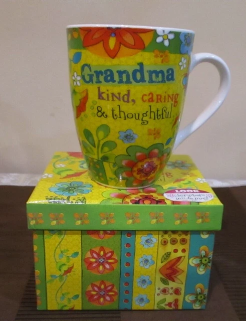 Grandma Kind, Caring & Thoughtful Coffee Mug by Sue Zipkin, 12 oz (1pc)