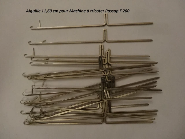 LOT 40 AIGUILLES 11,6 cm PASSAP POUR MACHINES A TRICOTER PASSAP F-200