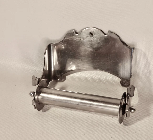 Antique Toilet Paper Holder By The Brasscrafters