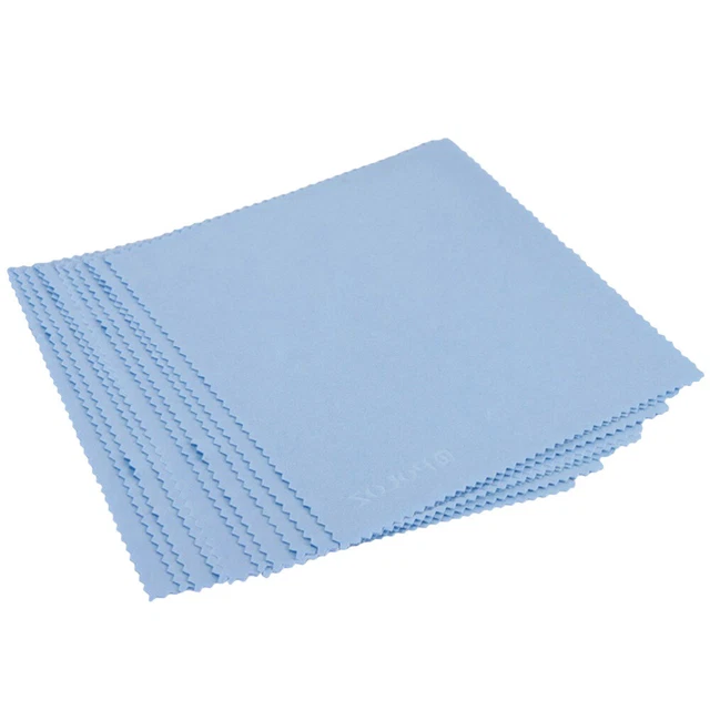 50 piezas toallitas de limpieza tela cuadrada de limpieza anteojos tela
