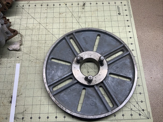12 inch slotted lathe face plate 91-c4 mount