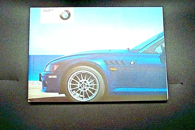 2002 bmw z3 Owners Manual Parts  new original e85 e86