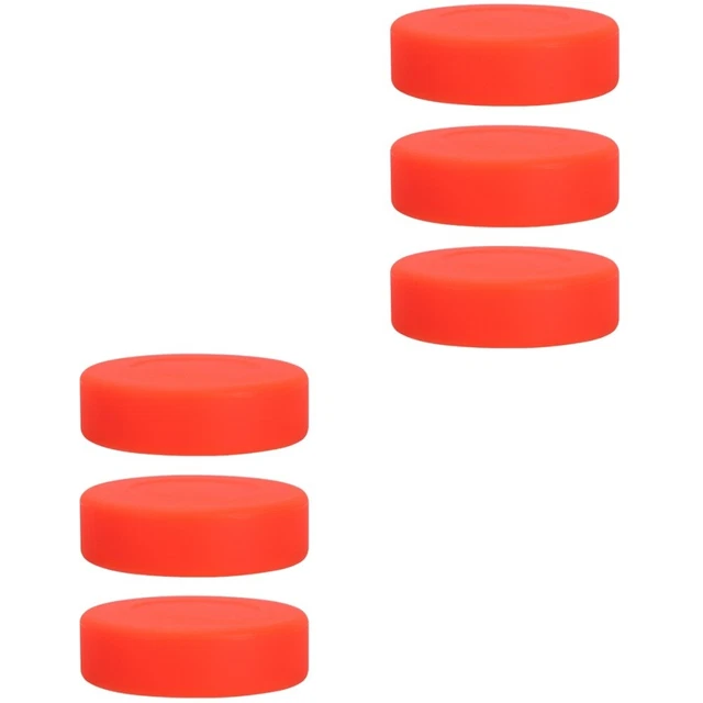 6 Pcs Hockey Pvc Child Puck Parts Kids Game Table Accessories