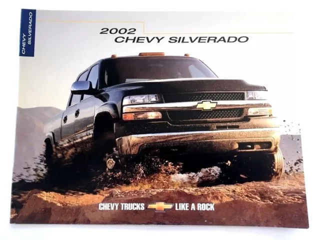 2002 Chevrolet Silverado 32-page Canada Sales Brochure Catalog - Truck 1500 2500