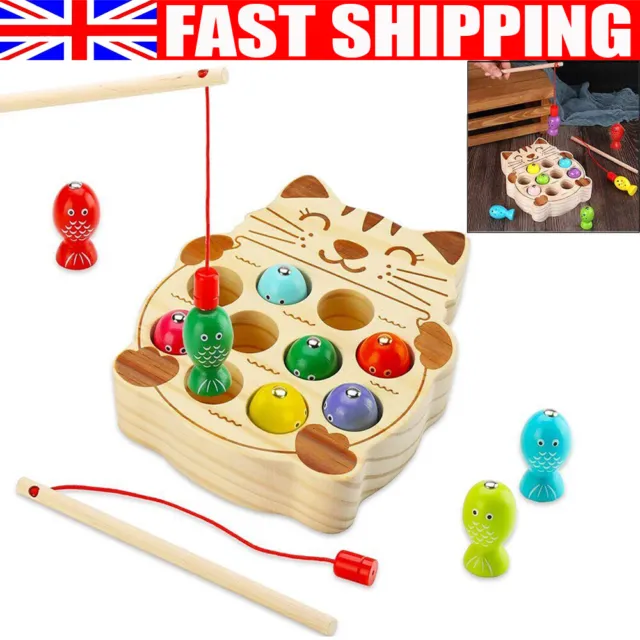 Wooden Magnetic Fish Toy FOR SALE! - PicClick UK
