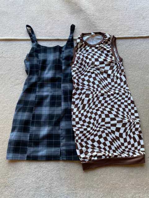 2 Girls mini dresses H&M and Shein age 12/13 Ex Con