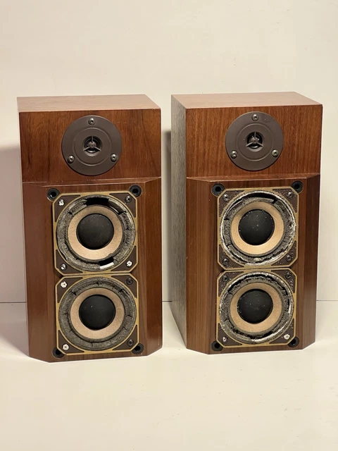 Paire D'enceintes Acoustiques ERA Modèle 2 - Hi-Fi Vintage Française, Avec Fil