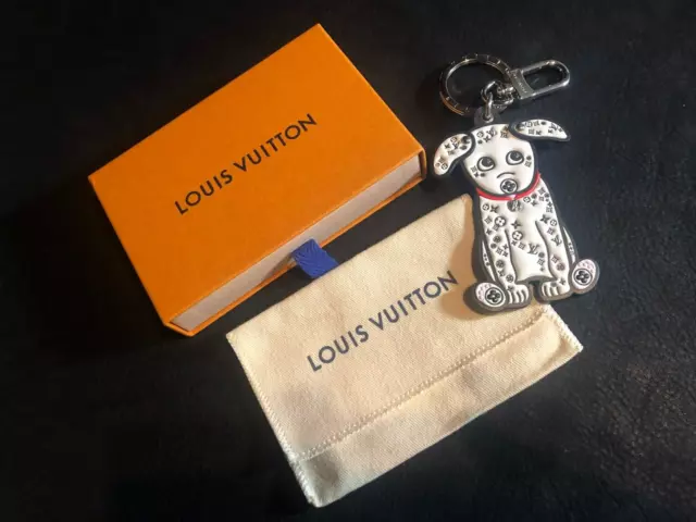 LOUIS VUITTON Monogram Dog Bag Charm Key Holder 1196087