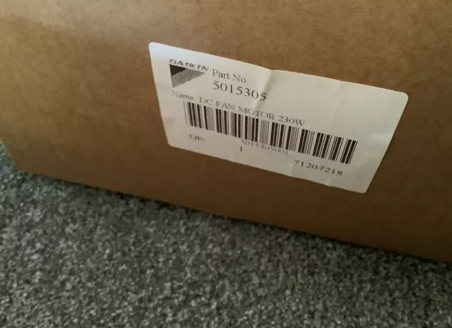 *Nuovo* Motore Ventilatore Daikin Air Con 230W 5015305 Posta Veloce!