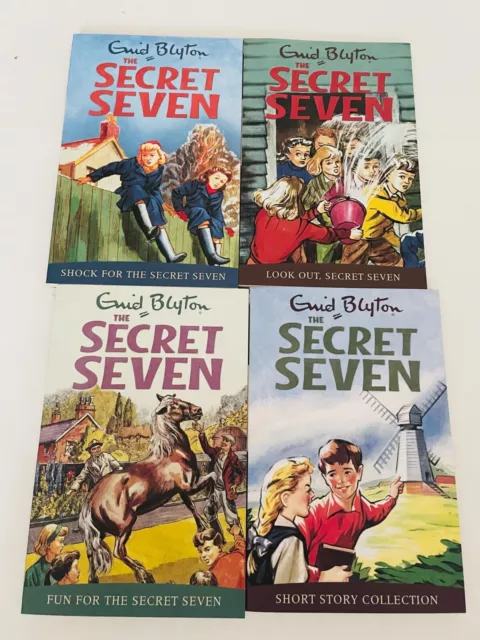 Secret Seven Collection-4 Books SET-(Books 13,14,15 & 16) Enid Blyton FREE P&P