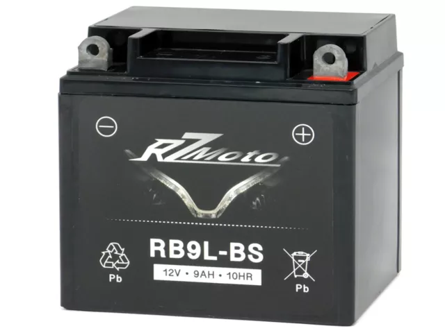 12V 9Ah YB9L-B YB9L-A2 Lead Acid Battery for 1986-1994 Kawasaki Ninja EX250 250R