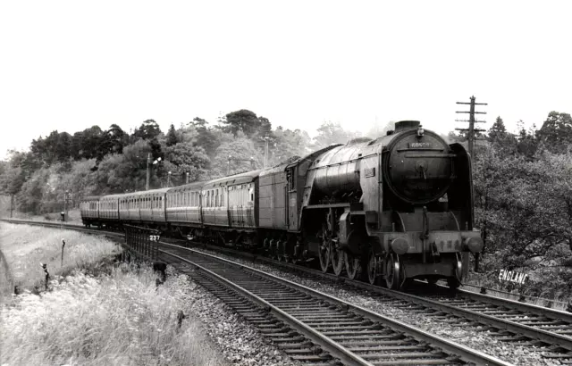 Ex LNER CLASS A2 4-6-2 No 60509 "WAVERLEY" on EDINBURGH-CARLISE WAVERLEY ROUTE