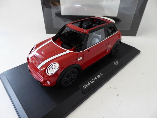 1/18 MINI COOPER S Rouge - Norev voiture miniature Diecast Model Car EUR  16,07 - PicClick FR