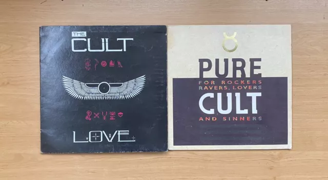 The Cult Vinyl Bundle - Love & Pure Cult - Beggars Banquet - Please Read