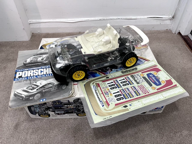 Rare Vintage 1987 Tamiya 1/12 Porsche 959 Slick Tire With Wheel New Old Stock