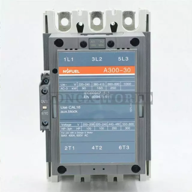 ABB AC Contactor A300-30-11 300A 110V Directly