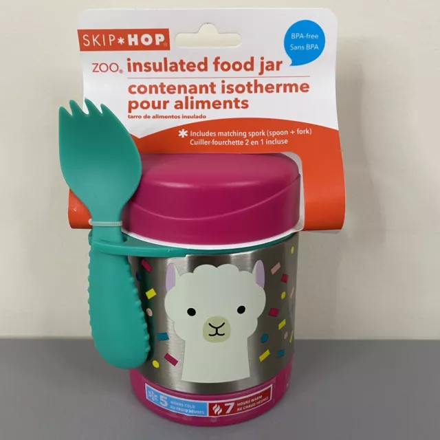 Skip Hop Insulated Baby Food Jar, Zoo, Llama