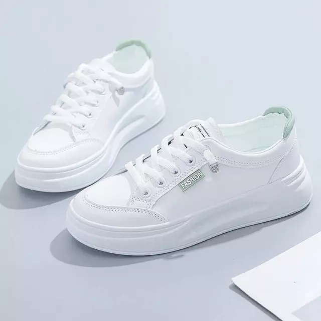 Zapatillas De Deporte Para Mujer Zapatos Deportivas Blancos Moda Tenis Elegante