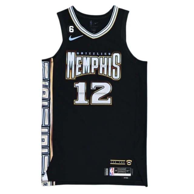 Ja Morant Game Used 11/11/22 Grizzlies vs Timberwolves 46+4 Nike COA Jersey