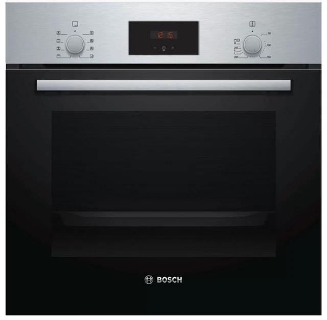 bosch four intégrable  66l 60cm a ecoclean inox hbf153es0 série