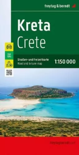 Crete Road and Leisure Map 1:150,000 (Map)