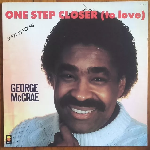 DISQUE MAXI 33t 12" GEORGE McCRAE « One step closer (to love)» SOUL FRANCE 1984