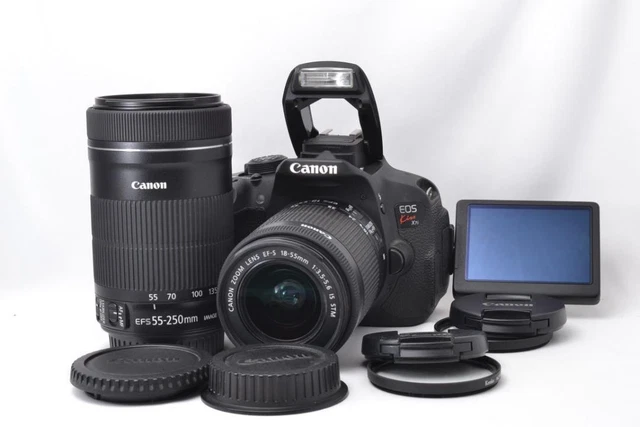 CANON EOS KISS X7i Double Zoom Kit 844048 $733.72 - PicClick CA