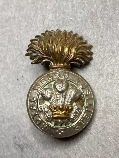 BRITISH ARMY VICTORIAN Edwardian period The Welsh Fusiliers hat badge £ ...