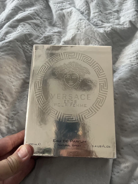 Versace Eros Pour Femme Perfume Empty Gift Box Silver #1