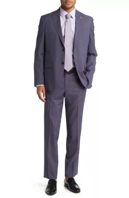 NW0T Men's TED BAKER Karl 42L 42 Long 33 Waist Soft Constructed Wool Suit $998