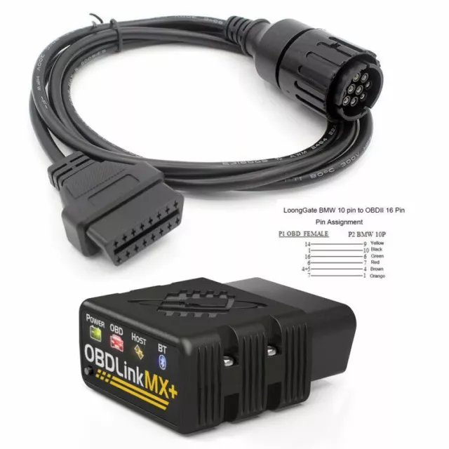 OBDLink LX Bluetooth OBD2 BIMMER Coding tool for BMW vehicle and
