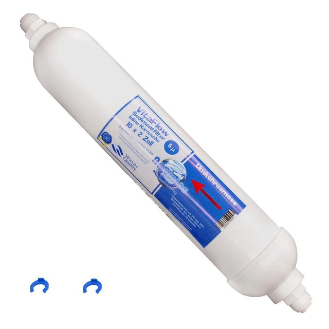 Filtro de sedimentos en línea ósmosis inversa acuario filtro de agua VitaFlow 5μ