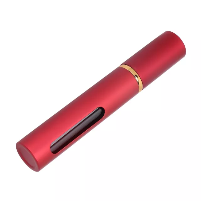 (red)Empty Perfume Bottle Empty Roll On Bottle 10ml Lightweight Alumite Bottle