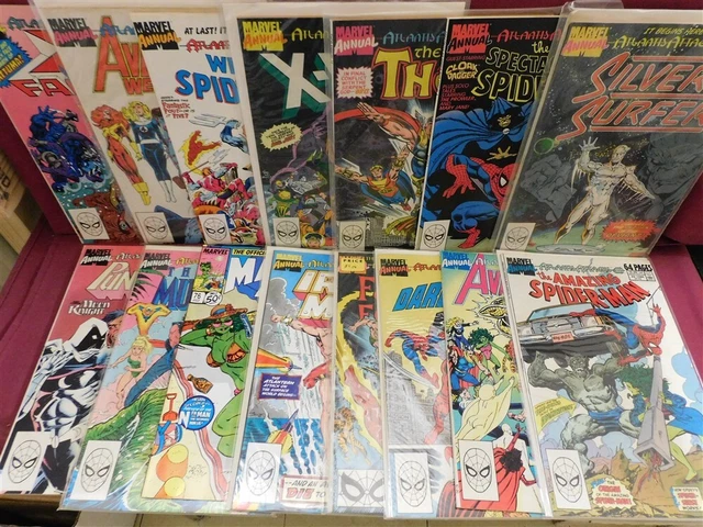 Atlantis Attacks 1-15 Marvel Annual Comic Arc + Marvel Age 76 She Hulk 1989 Vf+