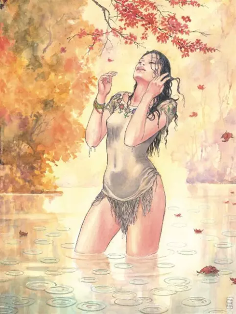 Poster Milo Manara - Estate Indiana. Sotto La Pioggia Autunnale - 60X80