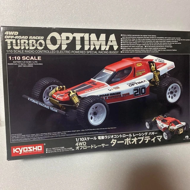 Kyosho 1/10 RC Car 4WD Turbo Optima Gold Edition Racing Buggy New Sealed