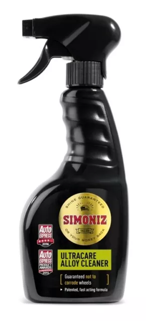 Simoniz Ultracare Alloy Wheel Car Van Dirt Grime Dust Cleaning Spray - 500ml