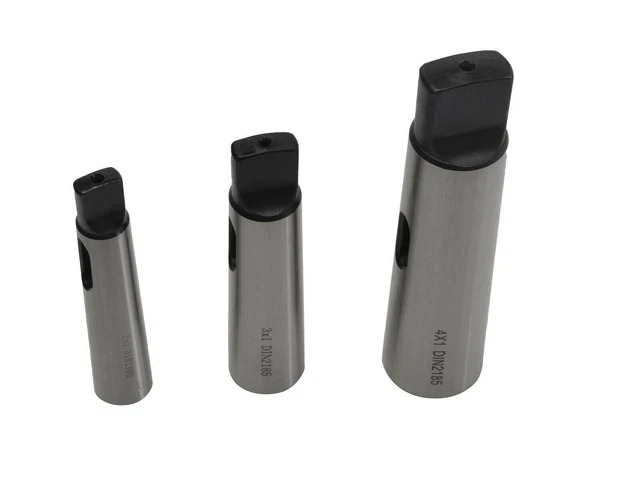 MT1 - MT2 - MT3 - MT4  Morse Taper Reducing Drill Sleeve Set 3 adapters