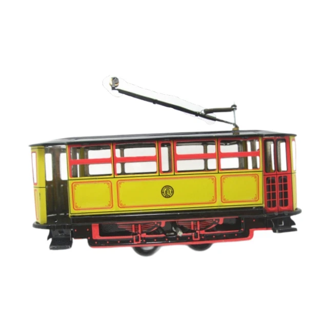 MINIATURE MODEL TRAM Realistic Collectible for Kids Adults Birthday
