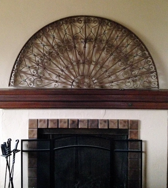 Antique Salvage Egyptian Architectural Grille For Entryway
