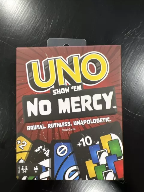 UNO Show 'Em No Mercy!! Sealed Card Game! BRAND NEW! SOLD OUT EVERYWHERE!