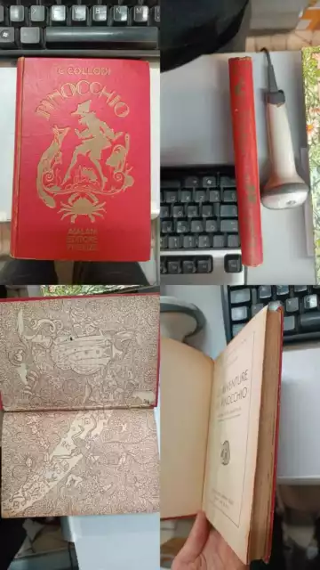 avventure di pinocchio storia di un burattino illustrata da cavalieri 1943 collo